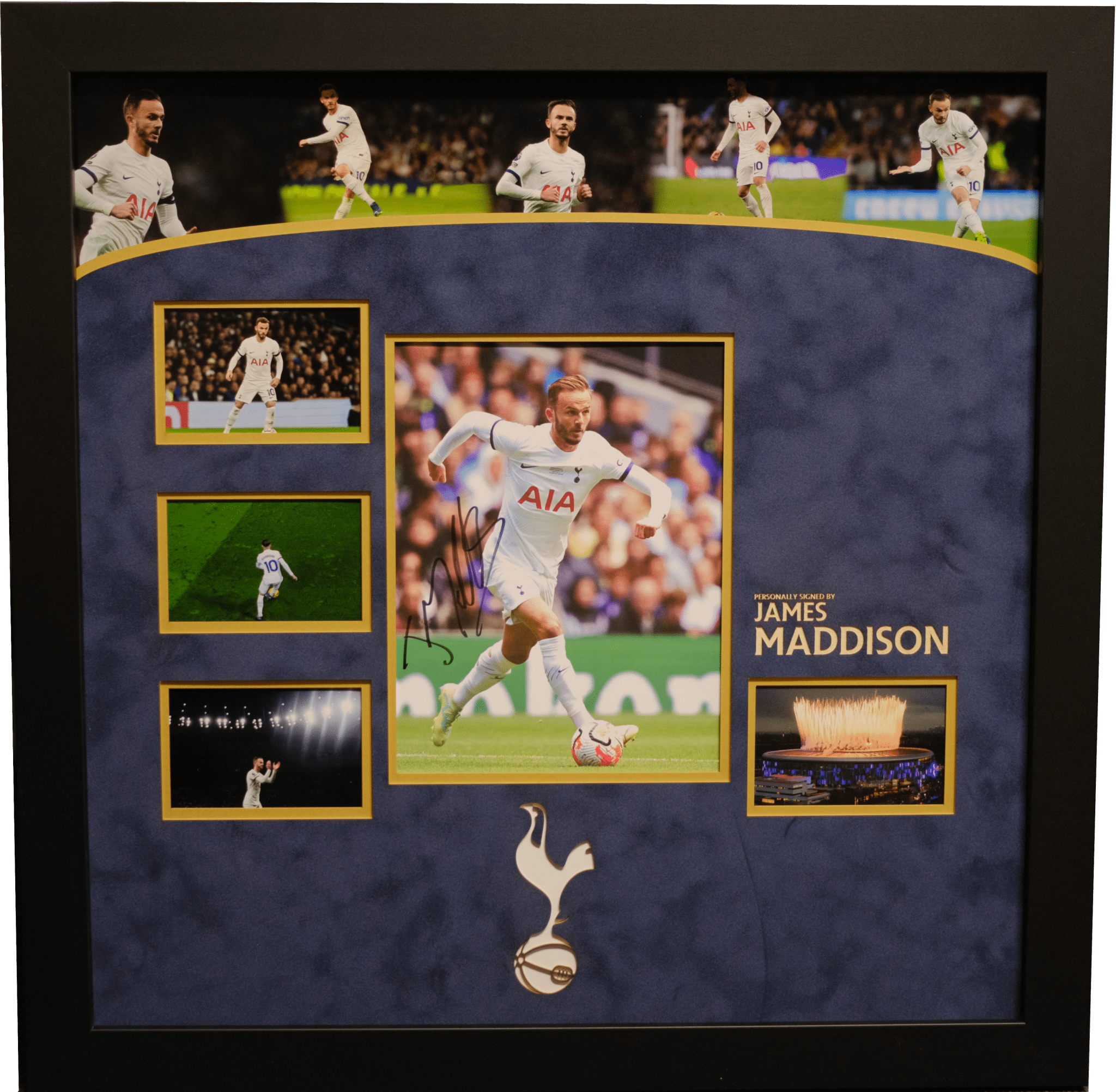 James Maddison Signed Photograph Montage - Memorabilia Framers Shop